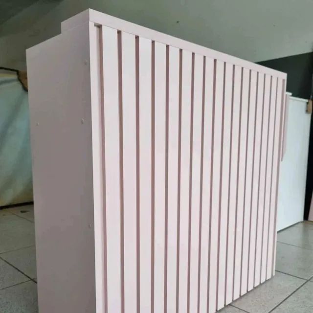 Balcao de recepção rosa  Ripado- MDF Temos varios modelos no catalogo  - Foto 2