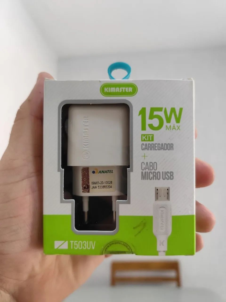 Carregador Kimaster 15W com Cabo Micro USB