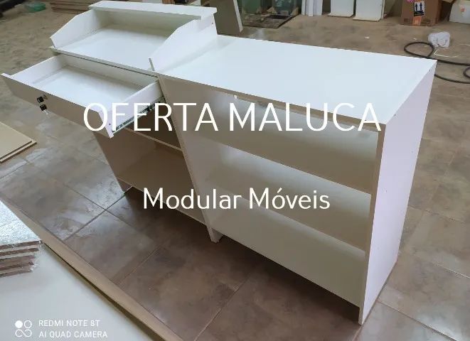 PRATELEIRA COLMEIA BALCÃO CAIXA BALCÃO VITRINE - Foto 4