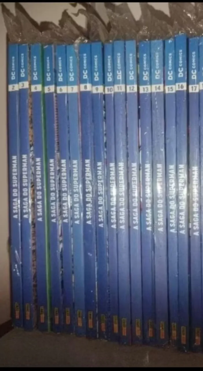 HQ lote A Saga do Superman (16 Volumes)