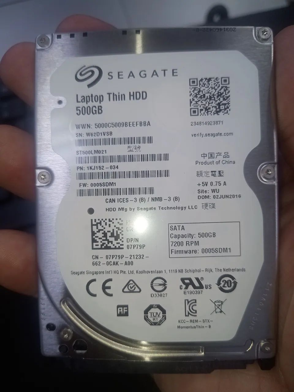 HD Seagate 500 GB Mini 