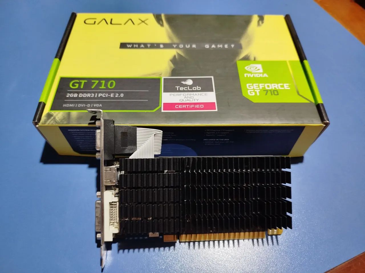 Placa de Vídeo GeForce GT 710 2GB DDR3 - Foto 2