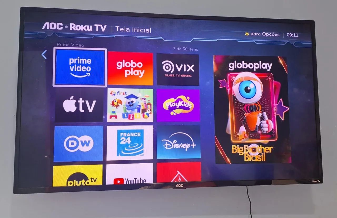 TV AOC Roku 4k " 50 polegadas Smart TV"