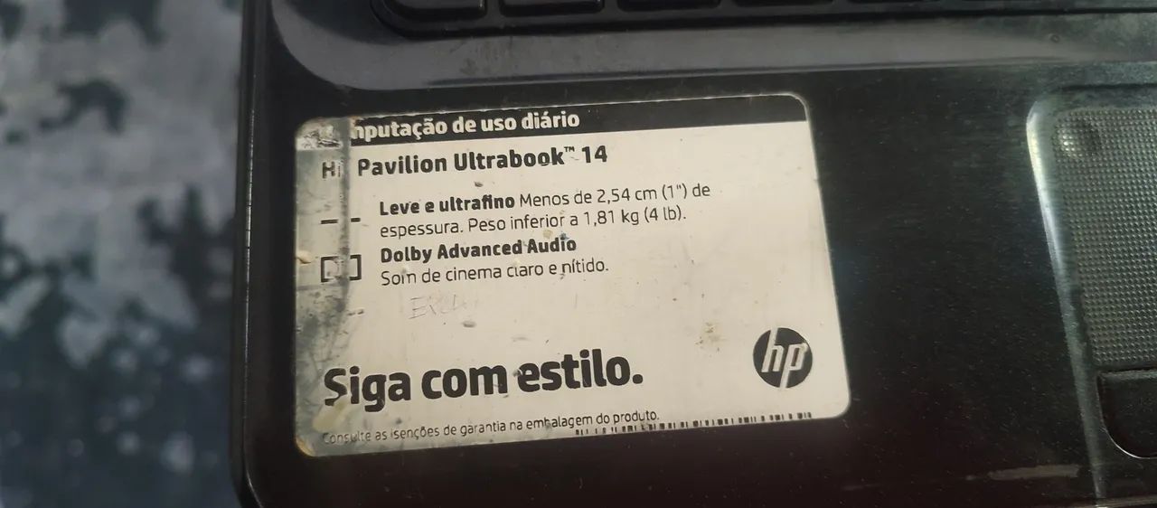 Carcaça de notebook Hp com tá na foto - Foto 3