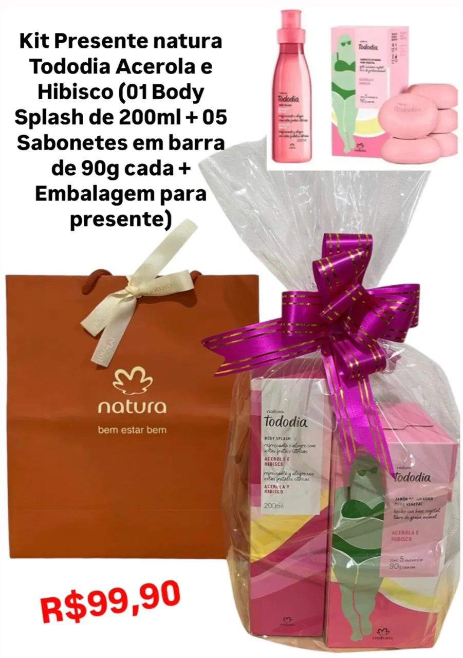 Tenho a pronta entrega esses Kits para presentes, natura. - Foto 2