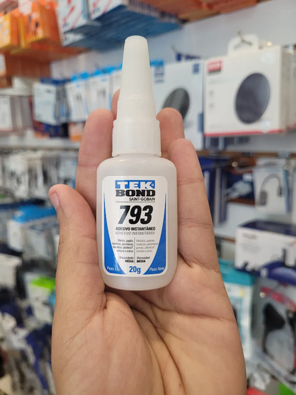 Cola instantânea 793 adesivo Tekbond 20g