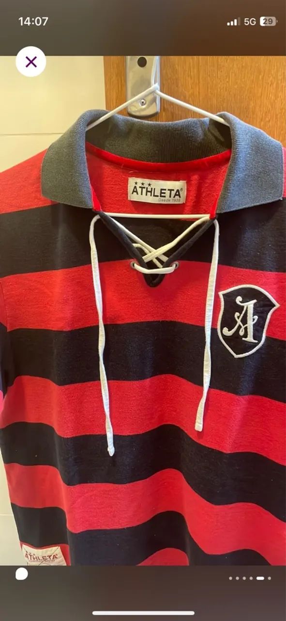 Camisa retrô rubro negra - Foto 5