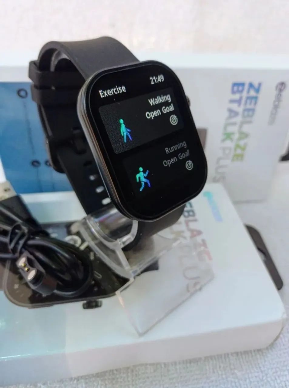 Smartwatch Zeblaze Btalk Plus - preto - Foto 2