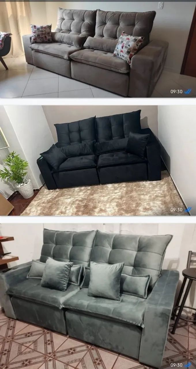 Sofa Retrátil e reclinável Noruega