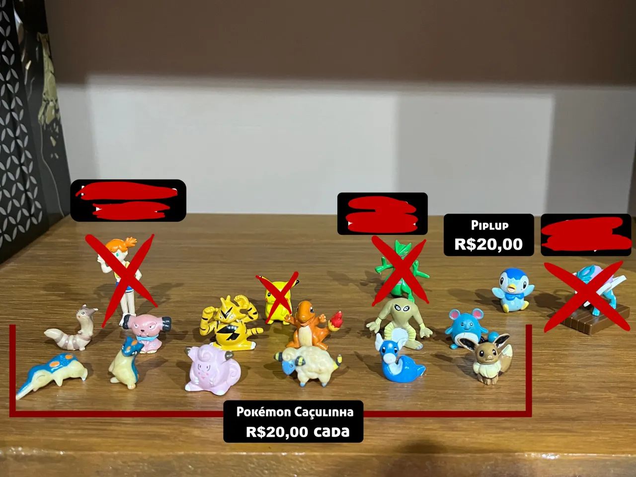 Miniaturas Figures Pokémon - Caçulinha 