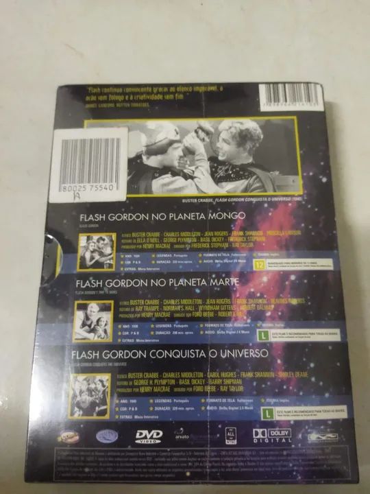 Box Dvd Flash Gordon - 3 Temporadas . Série anos 1930 - Foto 2