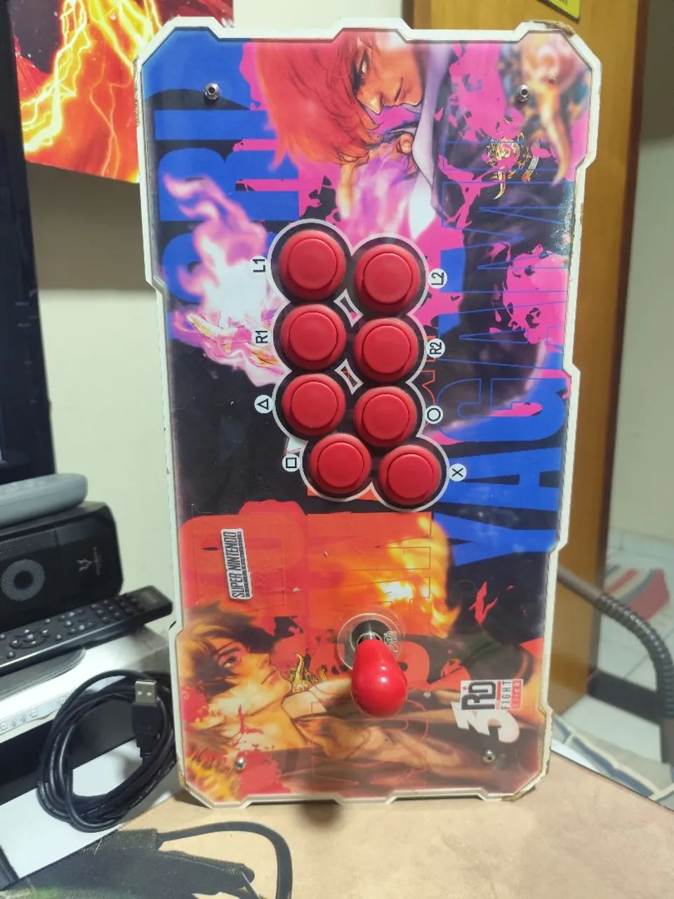 Controle Arcade Personalizado - 3rd fight