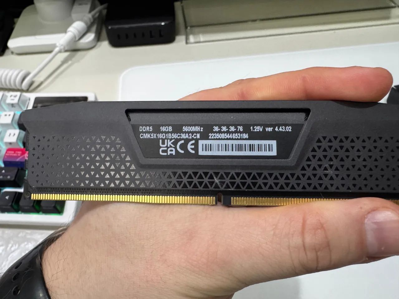 Corsair Vengeance RAM 32gb 2*16gb DDR5 5600MHz64169989638529122