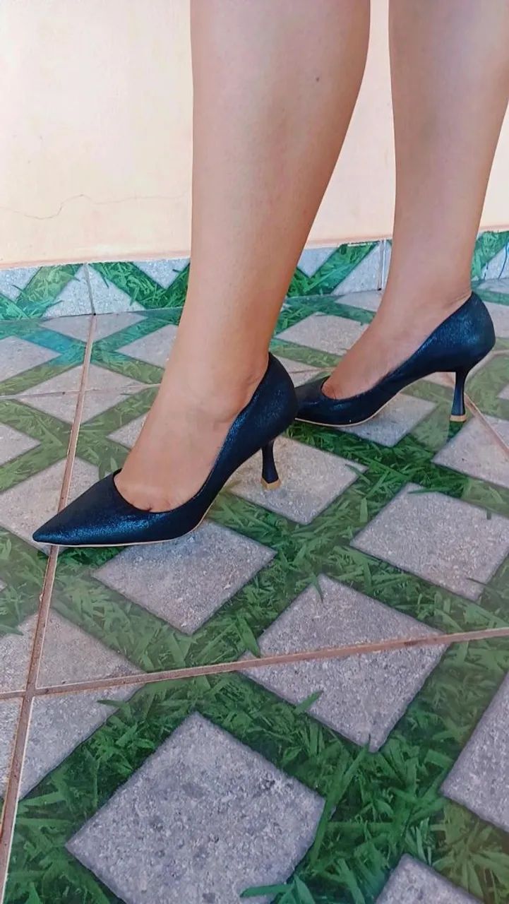 Salto sapatinho de luxo a pronta entrega  - Foto 4