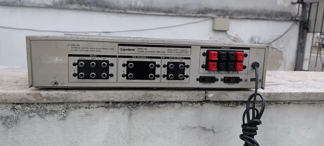 Amplificador Gradiente 126 - Vintage - Foto 5