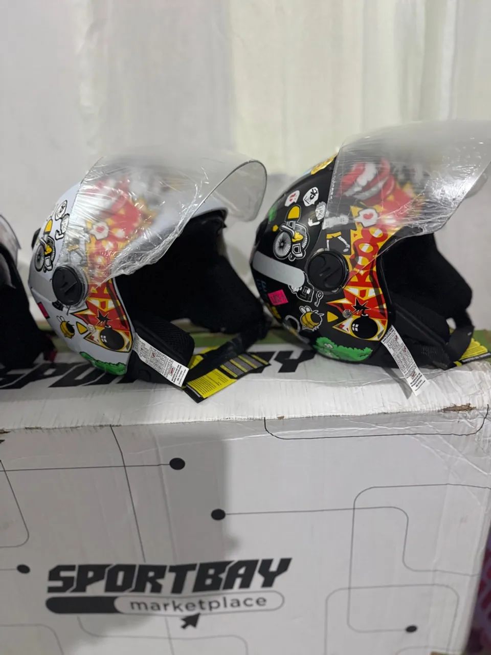 Capacete Aberto Com Viseira Solar de 309,99 por 199,00 avista  - Foto 4