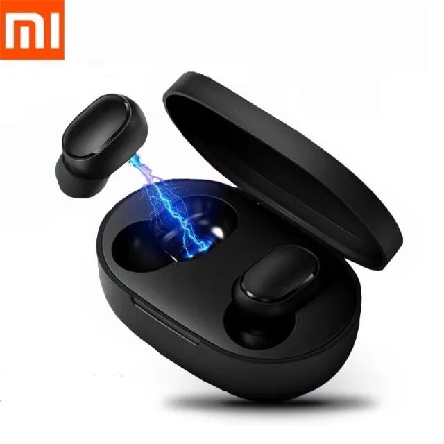 Fone Ouvido Bluetooth Microfone Celular Xiaomi Redmi Iphone Sansung AirDots - Foto 2