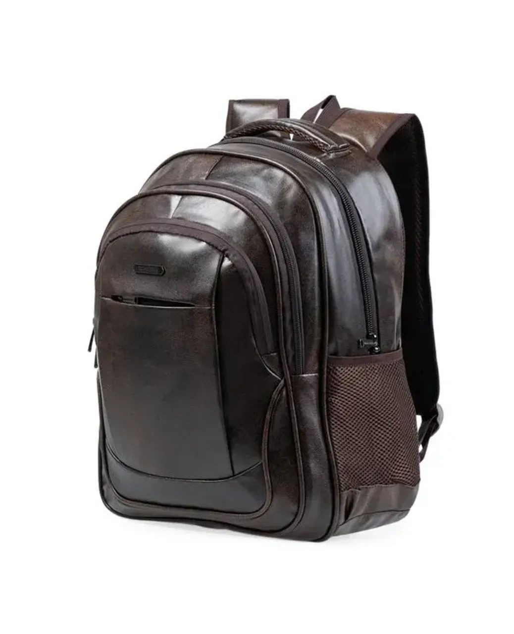 Mochila Masculina Executiva para Notebook Cooper Marrom - Foto 5