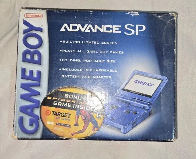 Game Boy Advance (CIB) - Azul-Cobalt Target Exclusive Spider-Man (AGS ...
