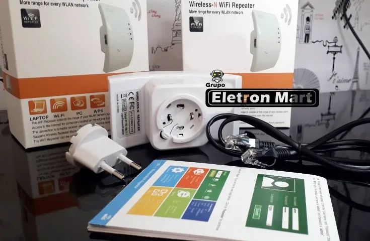 Repetidor de Sinal Wi fi, leve seu sinal mais longe Amplificador Wireless Wifi - Foto 2
