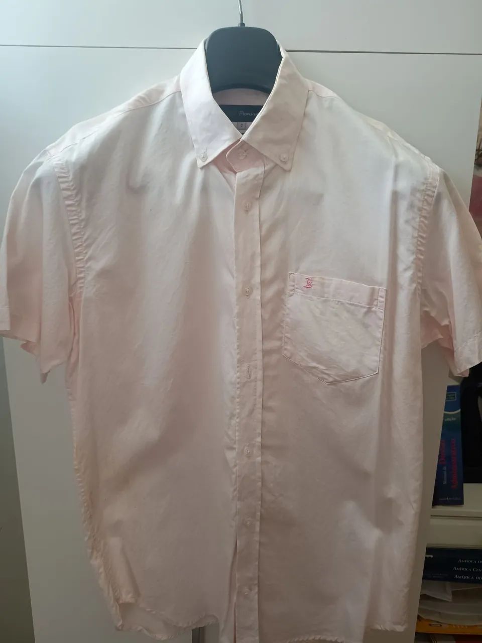 Camisa Social Rosa - Tamanho M - Foto 2
