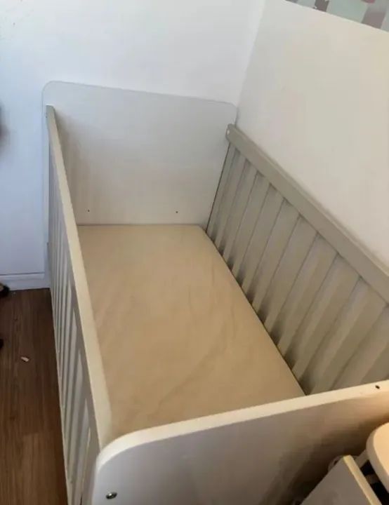 Berço de bebê branco em ótimo estado - Foto 3