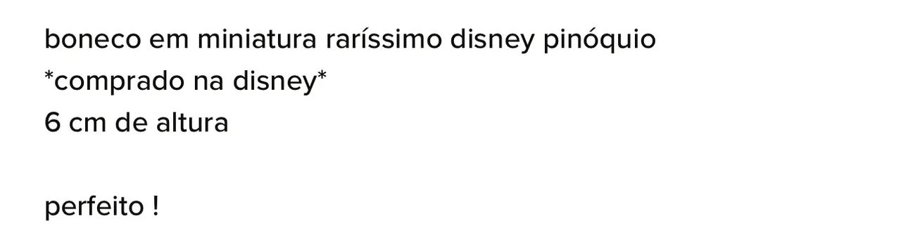 Boneco miniatura raro Disney original  - Foto 4