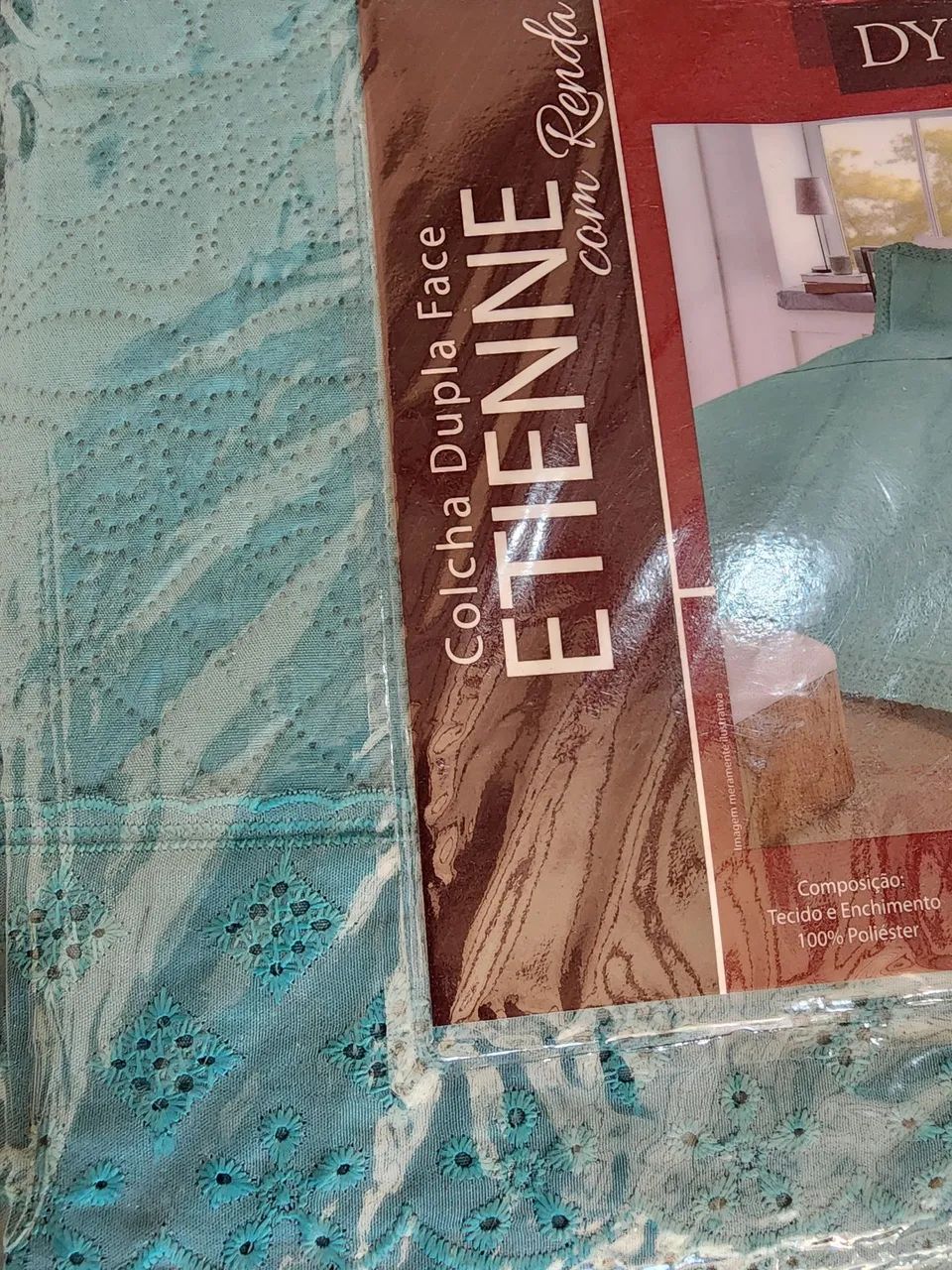 Cobre Leito com renda King 2,60m X 2,80m - Jolitex  - Foto 4