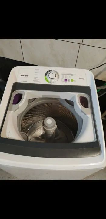 Vendo Máquina de Lavar Roupa Consul 15k 220w - Foto 4