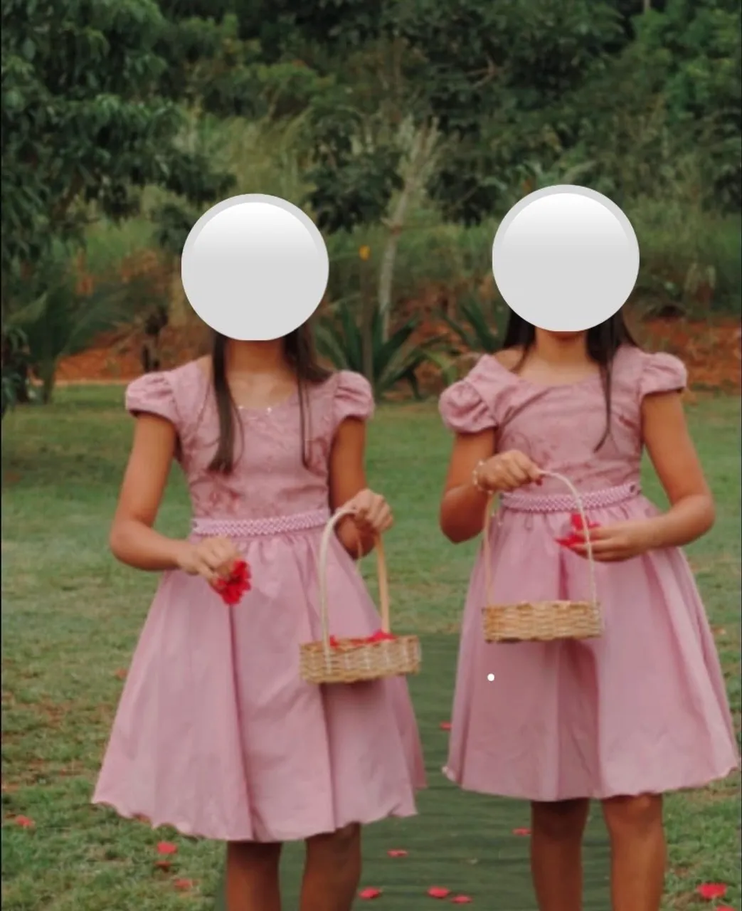 Vestidos Rosa para Damas de Honra