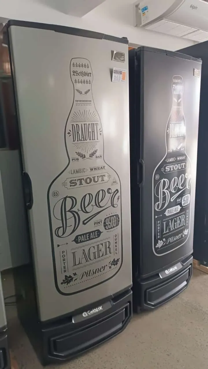 Freezer Cervejeira Galopar porta cega é vidro a pronta entrega...