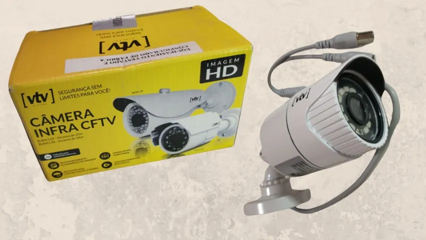 Câmera VTV Bullet L24 720P 1.0MP - Monitoramento Eficiente e Prático!