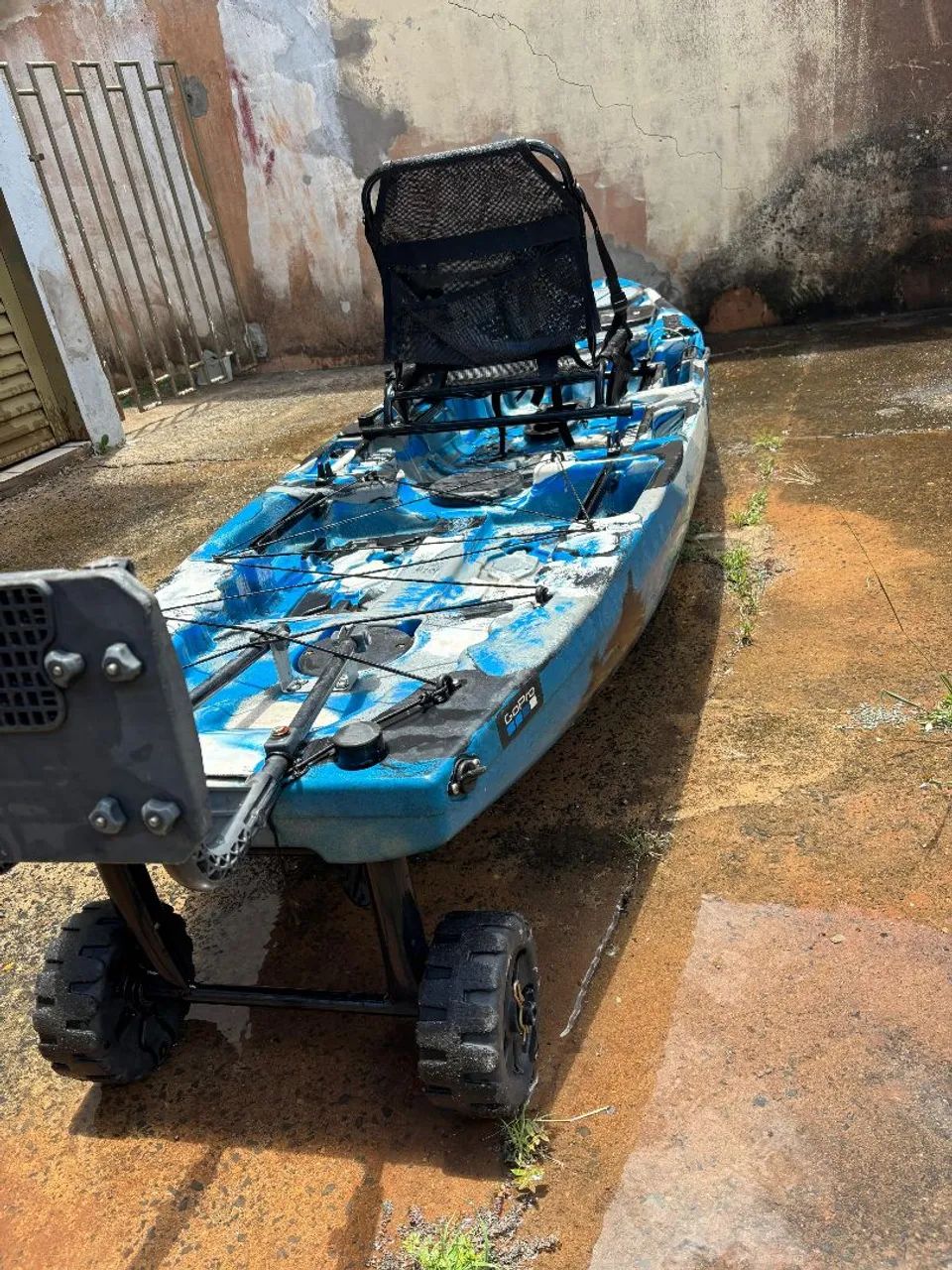 Caiaque thork com suporte pra motor eletrico ou gasolina com todos acessorios  - Foto 2