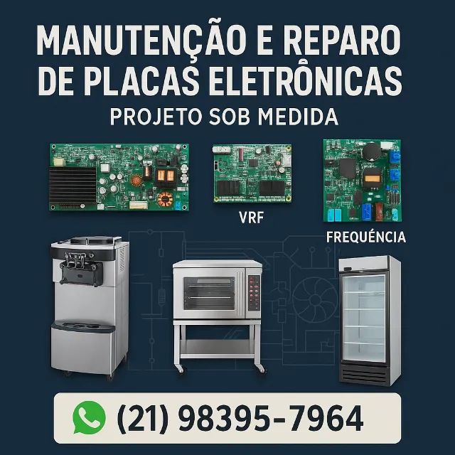 Técnico em Eletrônica - Placas Eletrônicas | Venda, Reparo e Retrofit