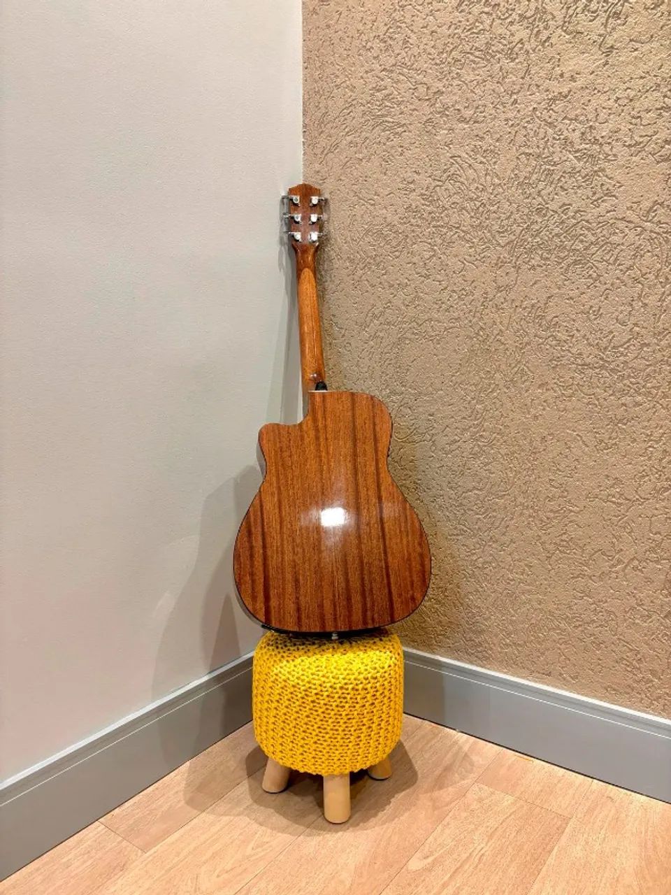 Vendo Violão Fender CF60CE NAT + Case Rígido de Luxo - Foto 3
