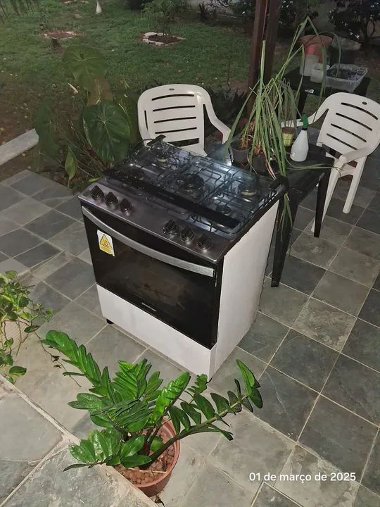 FOGÃO BRASTEMP 5 BOCAS FUNCIONA TUDO