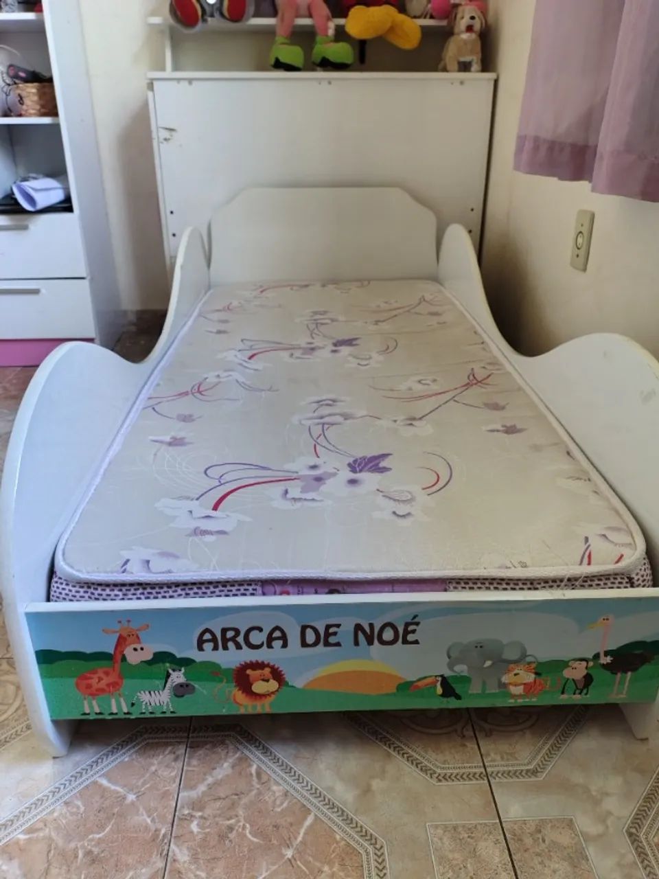 Cama infantil com colchão  - Foto 4