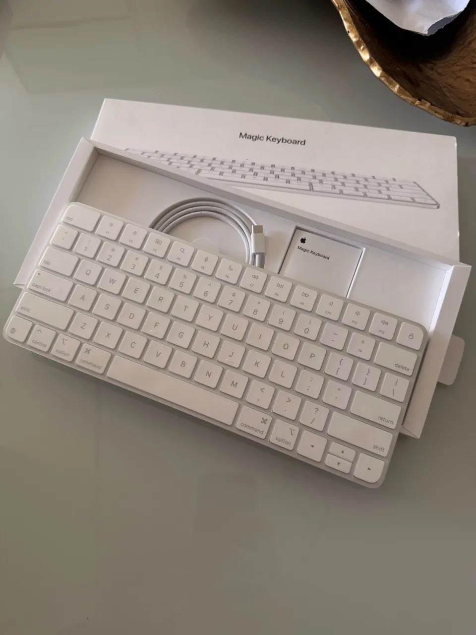 Magic Keyboard Apple, Inglês (eua), Branco  - Foto 3