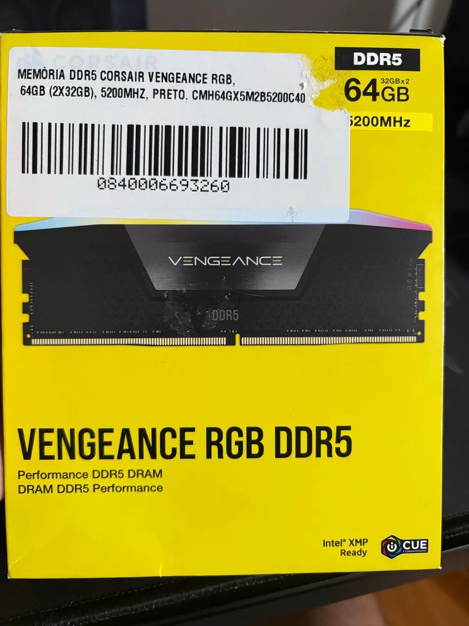 32Gb RAM DDR5 - Corsair Vengeance RGB - Memória RAM - Vila