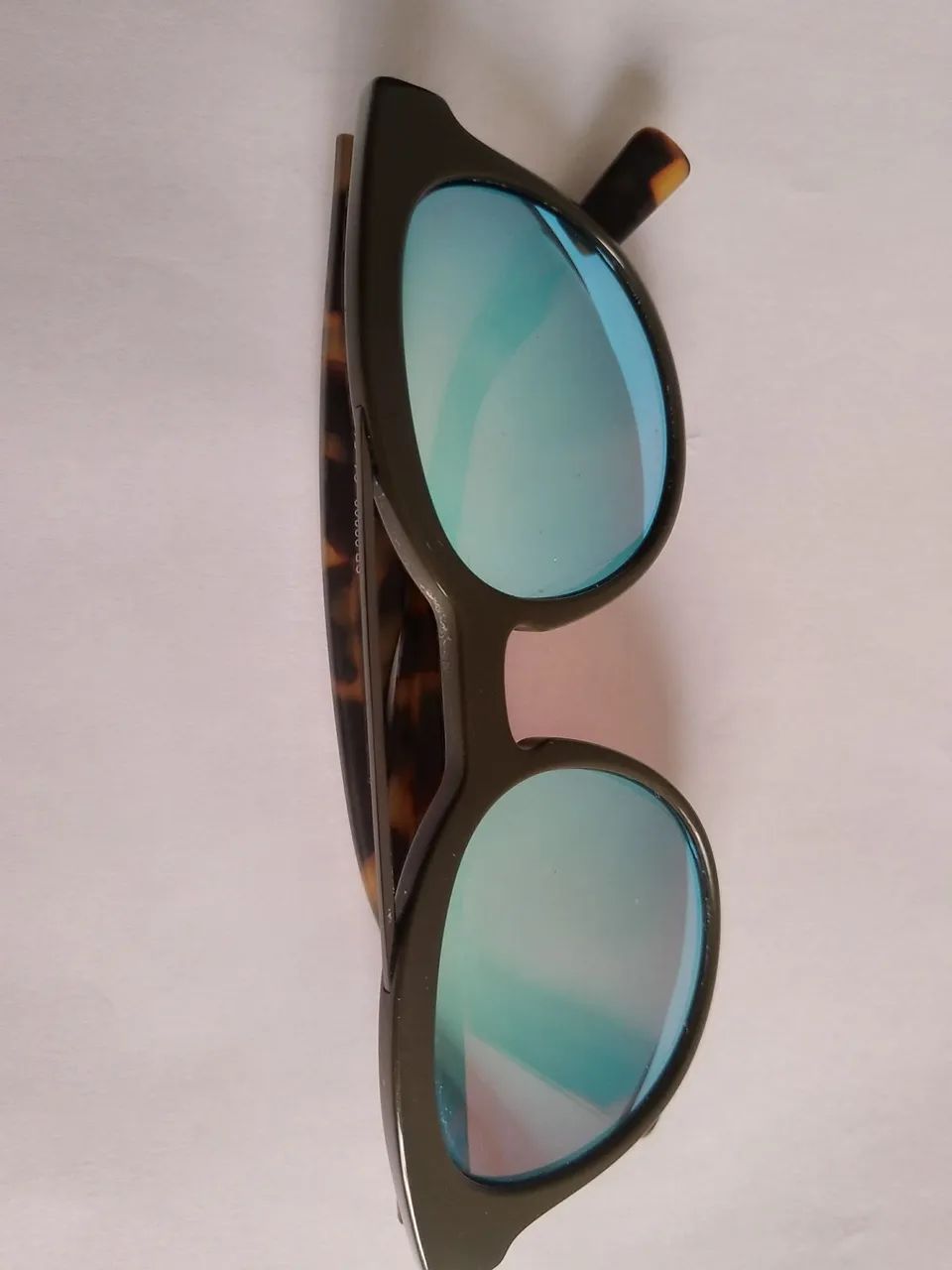 Óculos de Sol Spellbound - Tartaruga com Lente Azul Espelhada - Foto 5