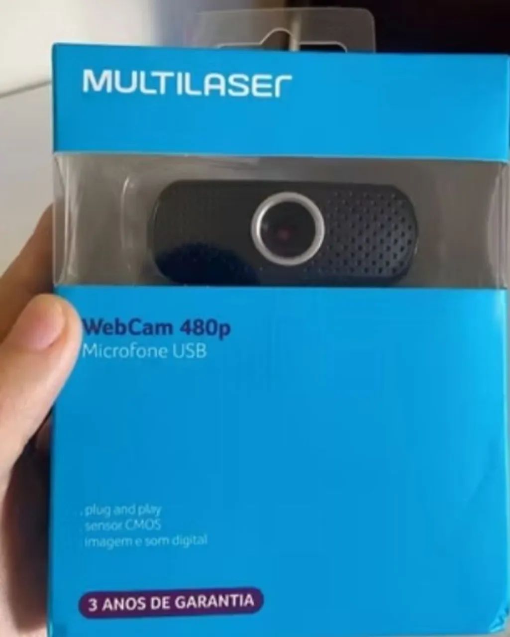 Webcam Multilaser 480p microfone USB - Foto 2