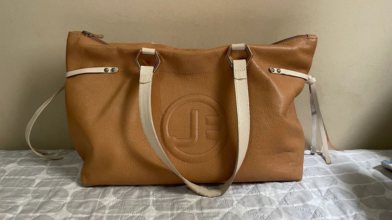 Bolsa Jorge Bischoff Couro - Foto 2