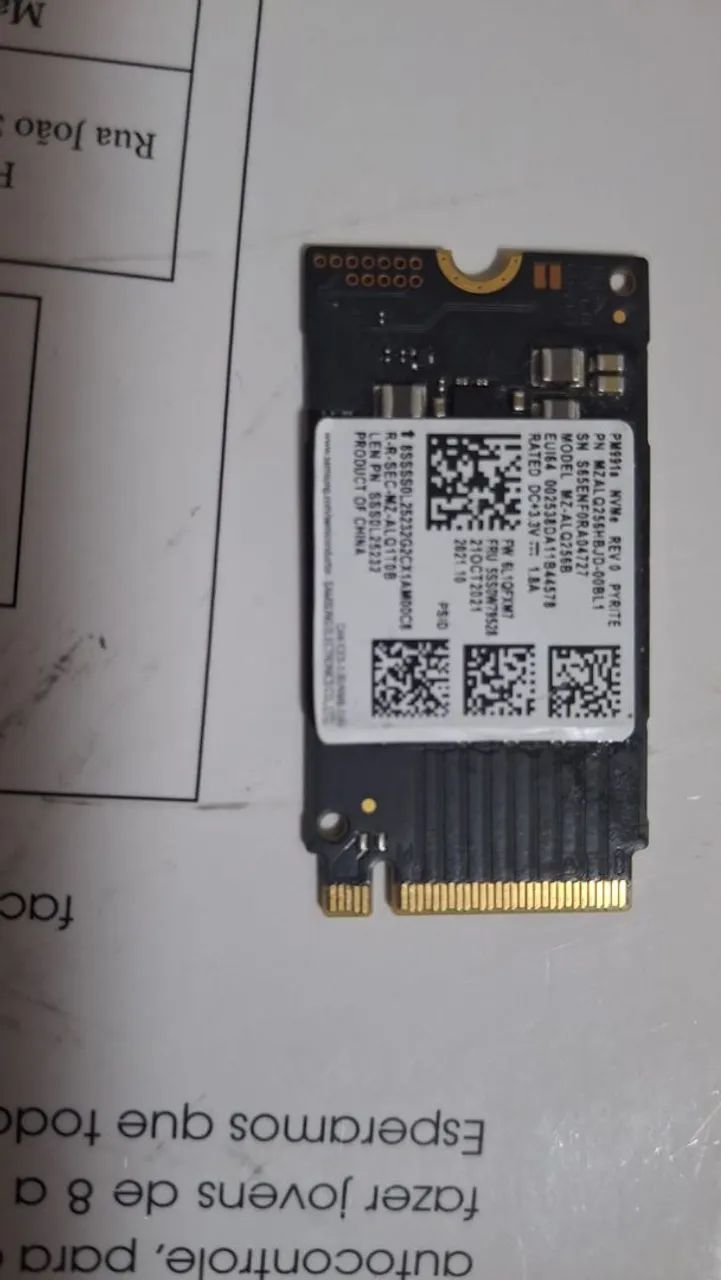 SSD M.2 SAMSUNG 256.451035855712440321