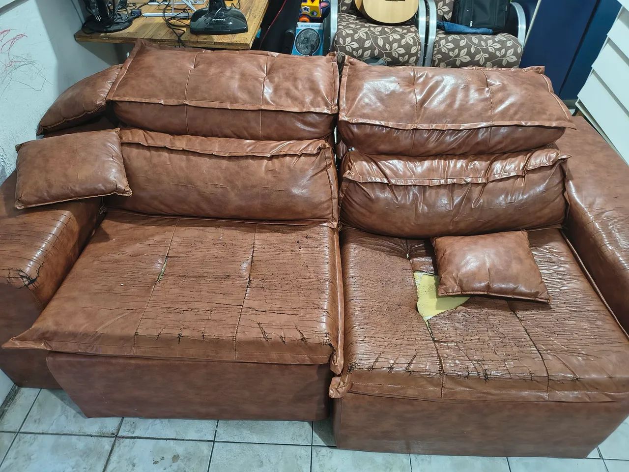 Vende -se sofá usado - Foto 2
