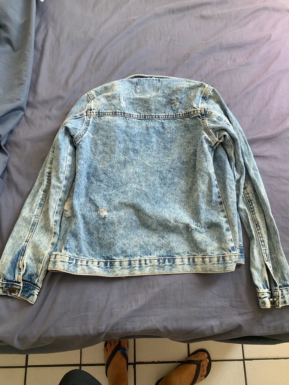 Casaco jeans azul  - Foto 2