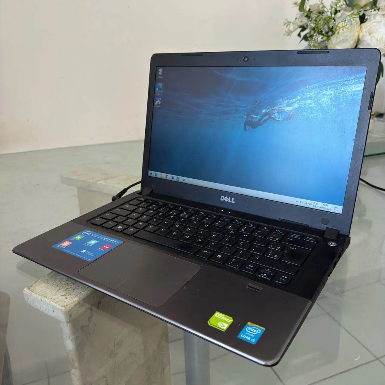 NOTEBOOK DELL INTEL CORE i5, PLACA DE VÍDEO, BATERIA BOA, PEGAR E USAR! - Foto 2