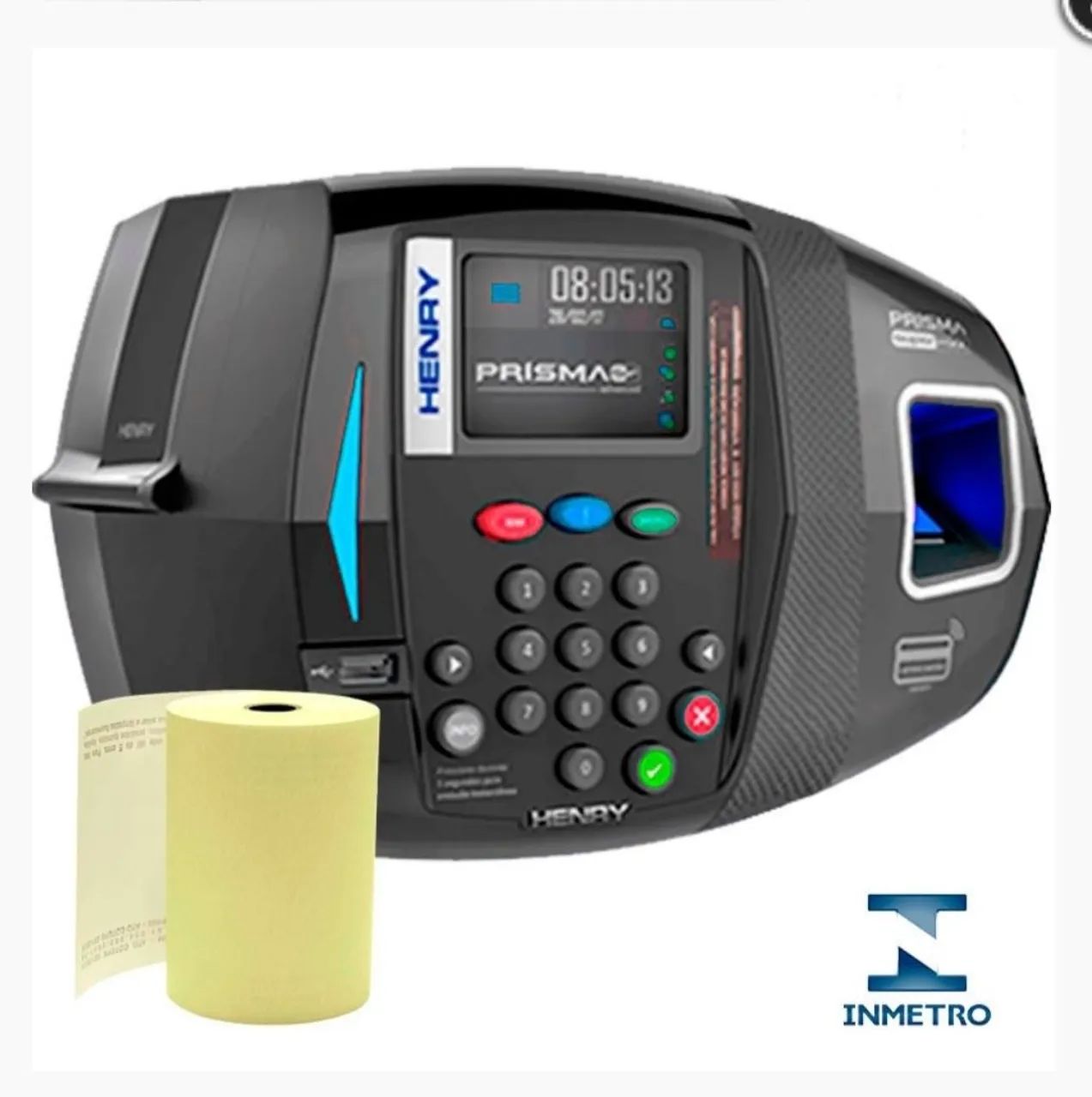 Relógio de Ponto Eletrônico Henry Prisma
