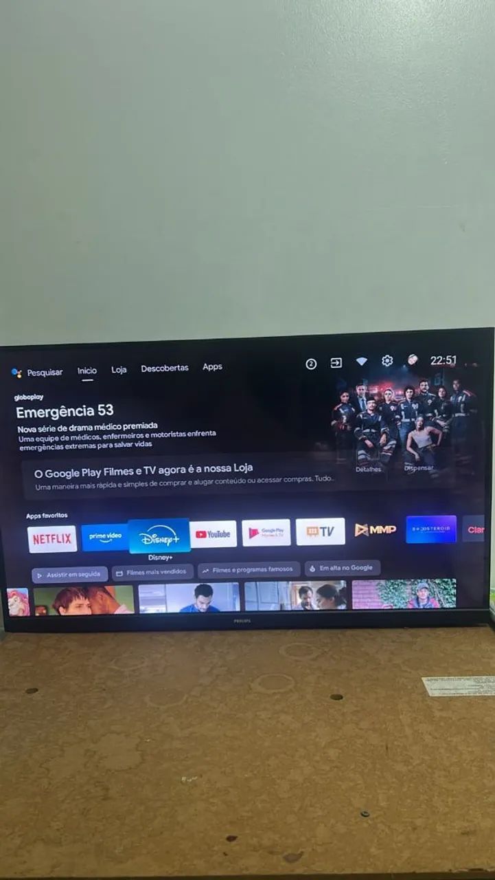 Vendo tv 32 polegadas smart Philips 