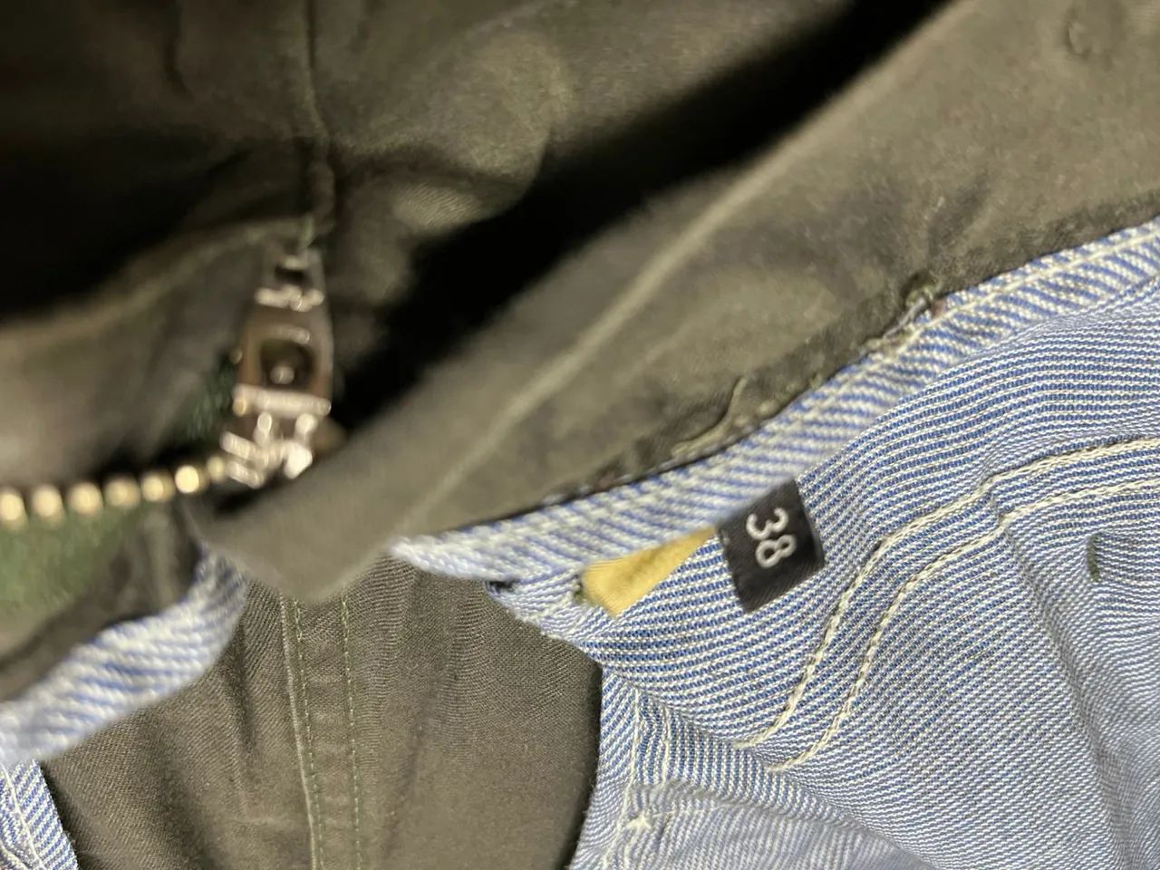 Calça chino slim Aramis Original verde militar - Foto 4