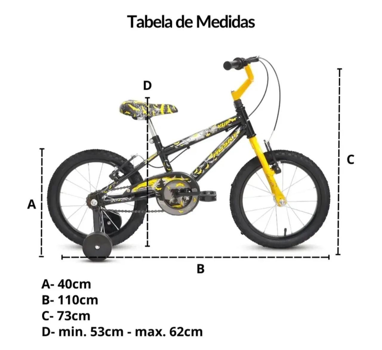 Bicicleta infantil HUSKY 